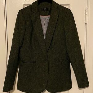 J Crew Tweed Wool Blazer